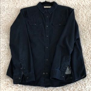 All saints size large denim shirt